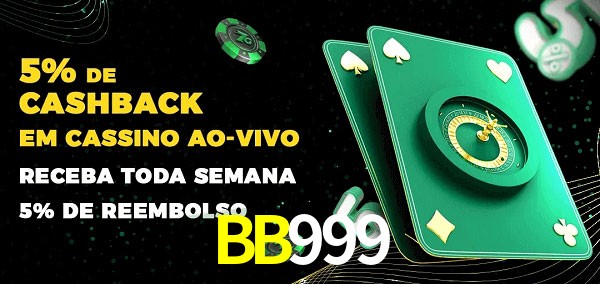 Promoções do cassino ao Vivo BB999